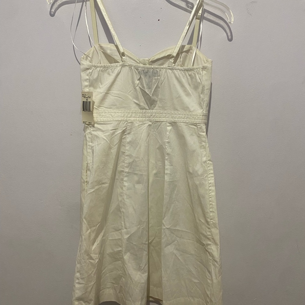 Guess Ivory Button-Front Dress - Picture 4 of 8